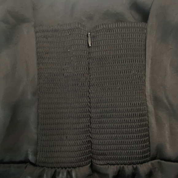 ARITZIA Wilfred Saturn Satin Midi Dress Elegant Comfortable in Black Size 2 - Picture 3 of 6